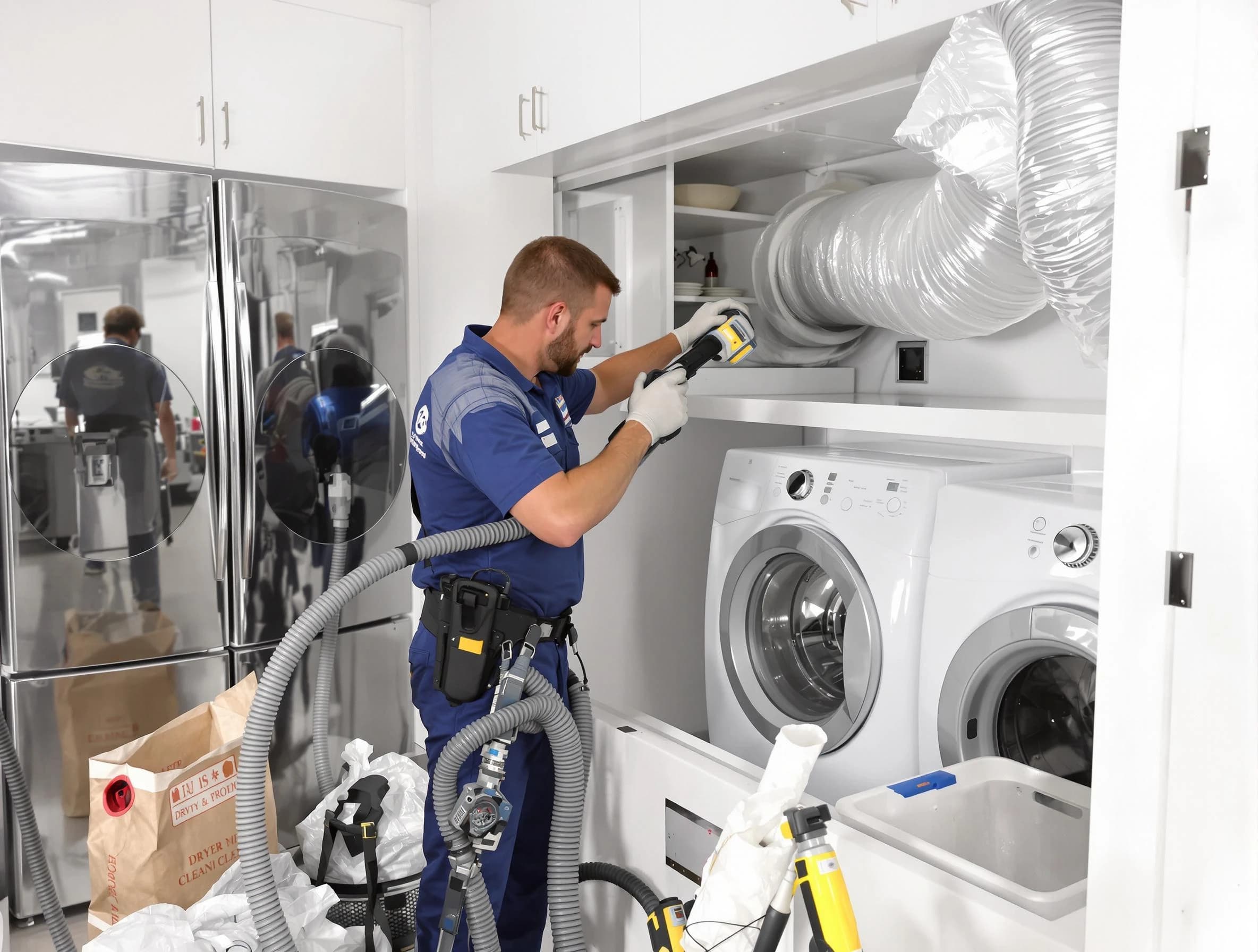 Professional duct cleaning by Vinings Dryer Vent Cleaning in Vinings