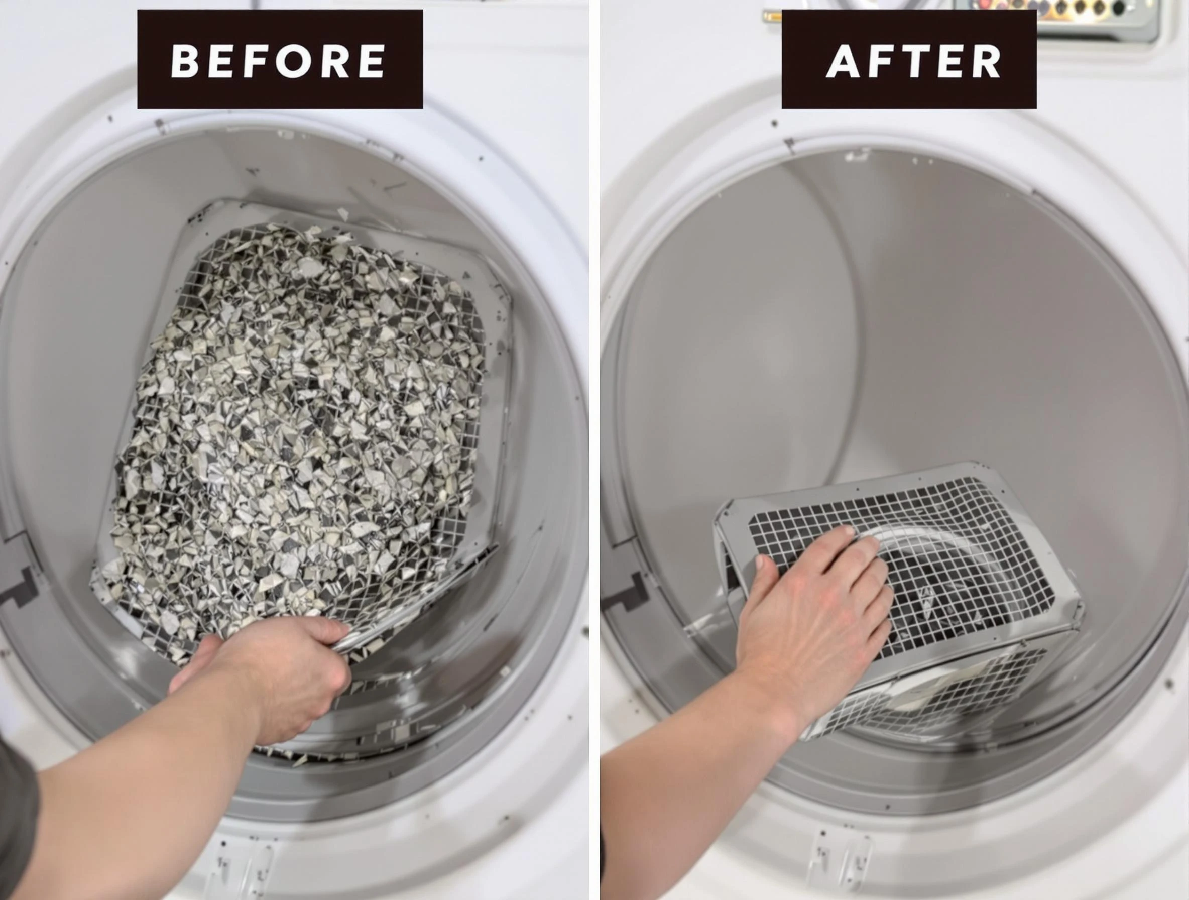 Professional lint trap cleaning by Vinings Dryer Vent Cleaning in Vinings
