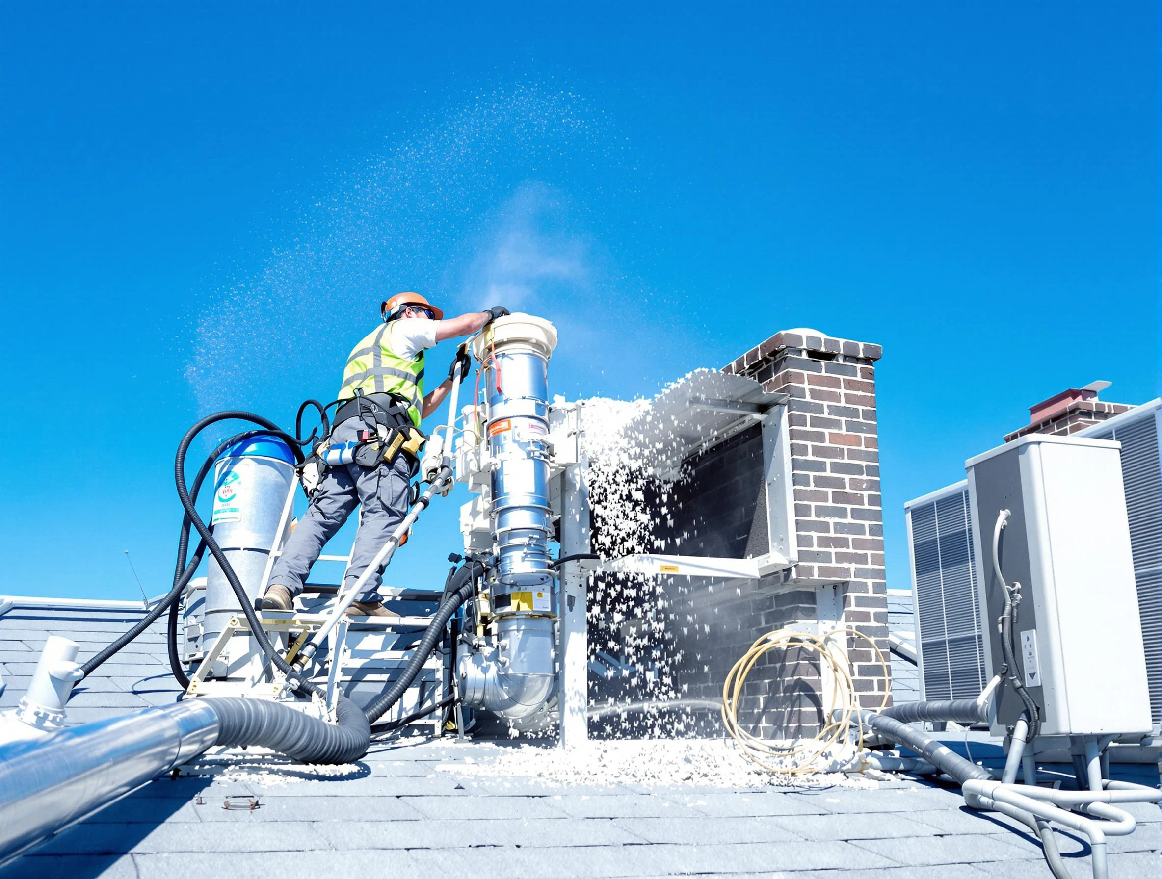 Expert roof dryer vent cleaning by Vinings Dryer Vent Cleaning in Vinings